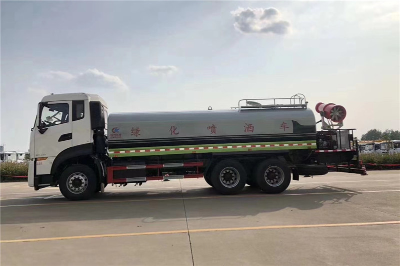 東風(fēng)天龍后八輪20噸噴霧車，國(guó)六綠化噴灑車